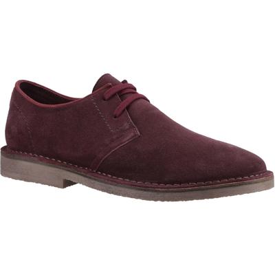 Hush Puppies Scout Wildleder Herren Schnürschuhe Bordeaux Image