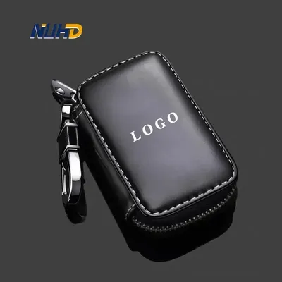 Leather Car Key Case Universal Keychain For BMW Mercedes Audi VW Toyota KIA Peugeot Ford Hyundai Key