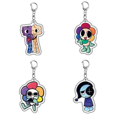 Dandy World Keychain Acrylic School Bag Shoulder Bags Decorative Pendant Student Friend Fashion