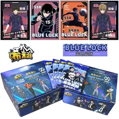 2024up-to-date Genuine BLUE LOCK card Collection Exquisite Cards Toys Gift box Anime Star Sports