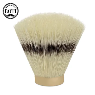 Boti Black Hemline Hair Knot Barbershop Beard Care Tools with Razor Wet Shaving Brush Kit Men's