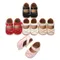 5 Colors Baby Girl Princess shoes Baby Moccasins Moccs Shoes Bow Fringe Rubber Soled Non-slip