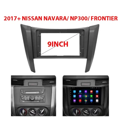 2 Din 9 Inch Car Radio Installation DVD GPS Mp5 Plastic Fascia Panel Frame for Nissan Navara NP300