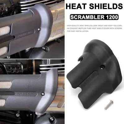 New Motorcycle Accessories For SCRAMBLER Scrambler 1200 Heat Shield Curve Exhaust Muffler Pipe Cover
