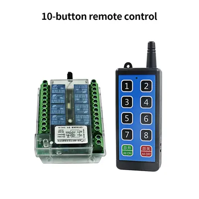 8 Channel Wireless RF Remote Control Switch 12V/24V/36V/220V Remote Control Wireless Remote Motor