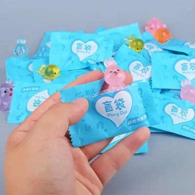 New 1-50PCS Cute Mini Simulation Animal Blind Box Toys Action Surprise Tide Play Figures Guess