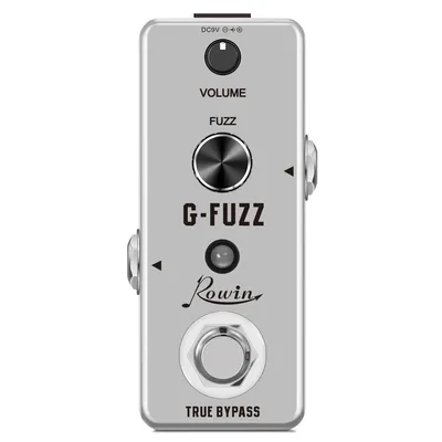 Rowin G-FUZZ Vintage Germanium Analog Guitar Frenzy Effect Pedal Fuzz Smooth True Bypass Mini