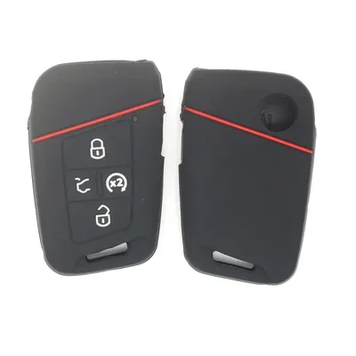 4 Button for Volkswagen VW Golf Passat Polo Tiguan Alltrack Skoda A7 Remote Key Case Fob Shell Cover