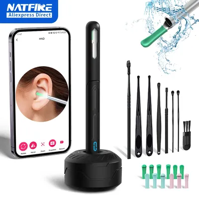 Ear Cleaner With Camera 6 LED Lights 3.6mm Lens WiFi Ear Wax Removal Tool Camera Take Video Photos