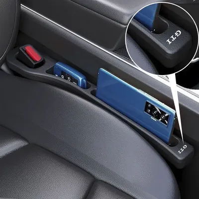 2Pcs Car Seat Gap Filler Leather Leak-proof Plug Strip For VW GOLF GTI 5 6 7 8 MK2 MK3 MK4 Mk5 MK6