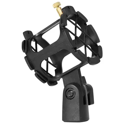 Microphone Shock Mount Clip Universal Mic Holder Stand Anti Vibration Shock Mount for Shotgun Mic