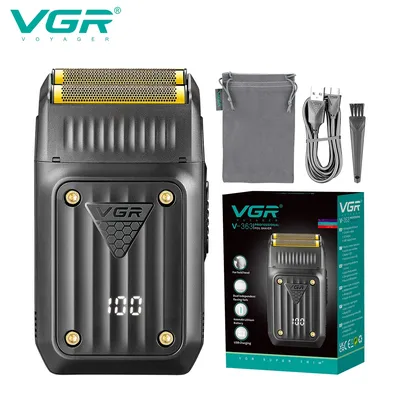 VGR Shaver Professional Razor Electric Shaver Portable Shaving Machine Rechargeable Reciprocating