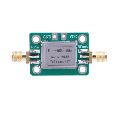 5-6000MHz RF Amplifier Module Gain 20dB Broadband RF Wideband Amplifier VFH UHF SHF Amplifier LNA