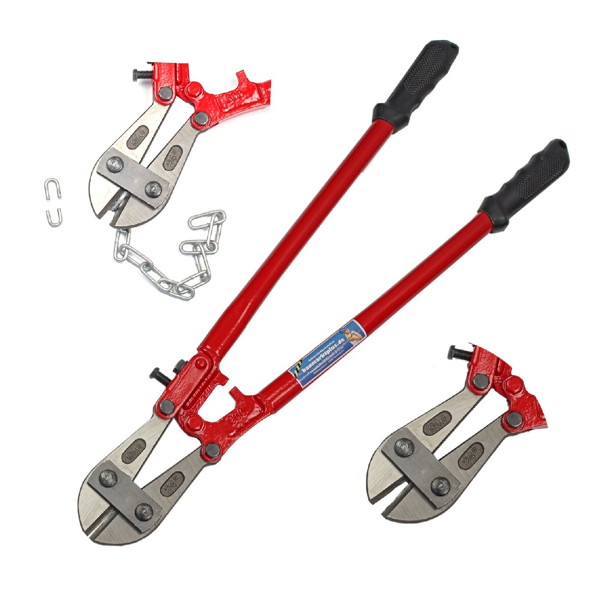 Baumarktplus Bolzenschneider 630 mm 24" Seitenschneider Bolzenschere Stahlschere Image