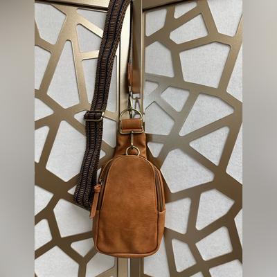 Anthropologie Bags | Anthropology- Liberty Sling, Crossbody Bag With Detachable Strap | Color: Tan | Size: Os