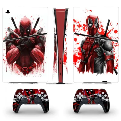 Neuer Film PS5 Slim Digital Skin Aufkleber für Konsole und 2 Controller Aufkleber Vinyl PS5 Slim Image
