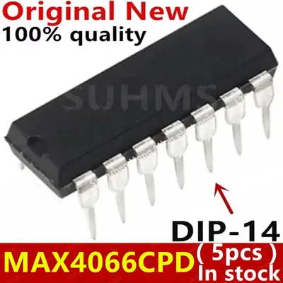(5 Stück) 100 % neues MAX4066CPD MAX4066 DIP-14 Image
