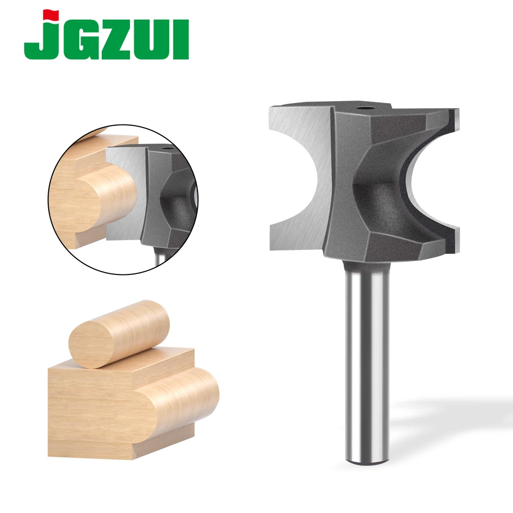 1pc 1/2 "1/4" Schaft Halb Runde Router Bit Holzbearbeitung Halb Runde Cutter Gravur Fräsen Router Bit holzbearbeitung Werkzeuge Image