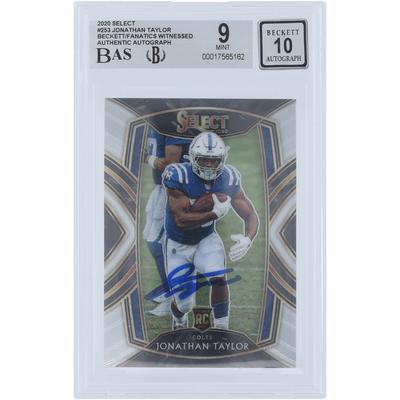 V106832 COLT Jonathan Taylor Indianapolis Colts Autogramm 2020 Panini Select #253 Beckett Fanatics Zeuge authentifiziert 9/10 Rookie-Karte 28 Jonathan Taylor AUT PAA TRADING CARDS 45646 AUTTRC CA01F06897 #47 Image