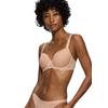 T-Shirt-BH TRIUMPH "Amourette Charm", Damen, Gr. 80, Cup C, beige (neutral beige), Microtouch, Spitze, Obermaterial: 45% Polyester, 34% Polyamid, 21% Elasthan, elegant, BHs, Stretch-Spitze, weich, Jersey, elastisch