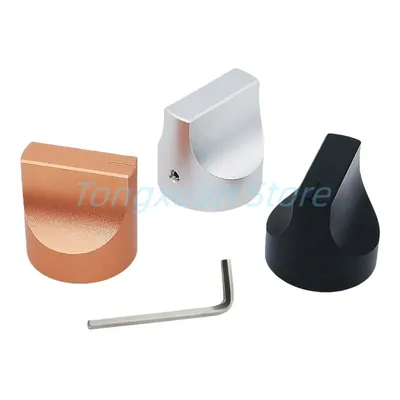 1pc 25x25mm Solid Aluminum Alloy Knob Cap One Shaped CD Audio Amplifier Potentiometer Volume