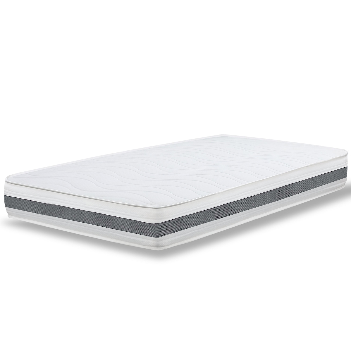 THE WHITE STONE Taschenfederkernmatratze 120 x 200 | Höhe 20cm | Mittelsteif Image