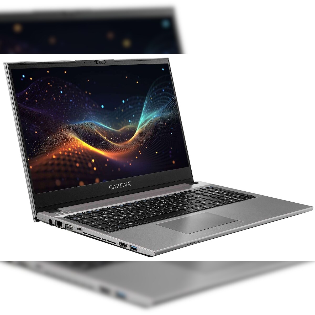 Captiva Notebook Power Starter I81-298 i7-1255U (15.6", 16GB, 1TB SSD, Intel Iris Xe Graphics, DVD-RW, w/o OS) Image