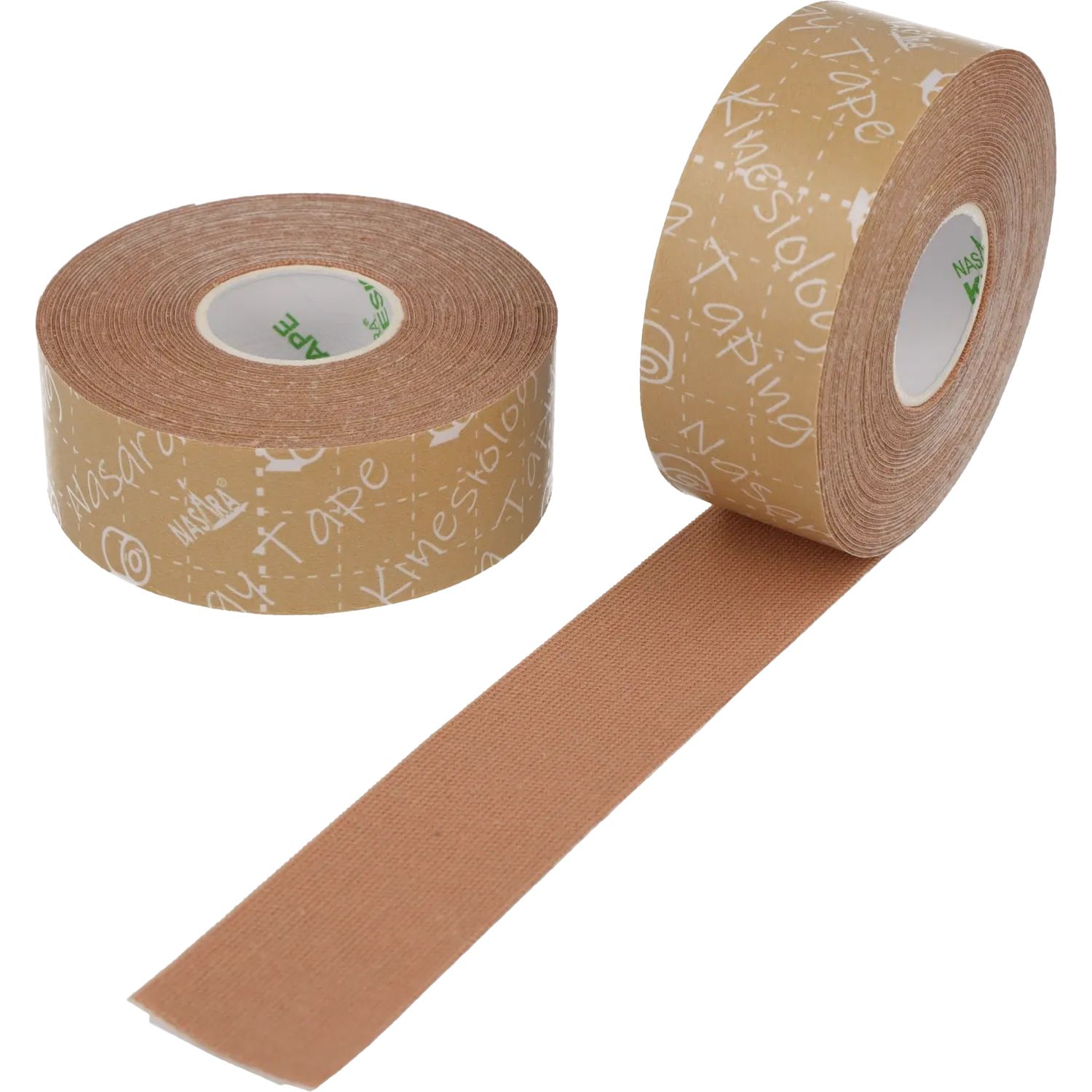 NASARA Nastro Kinesio | 2,5cm x 5m (2 rotoli) 2 St