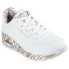 Sneaker SKECHERS "UNO LOVING LOVE", Damen, Gr. 37, rosa (weiß, roségoldfarben), Lederimitat, sportlich, Schuhe Sneaker, Freizeitschuh, Halbschuh, Schnürschuh mit Luftkammersohle, Topseller
