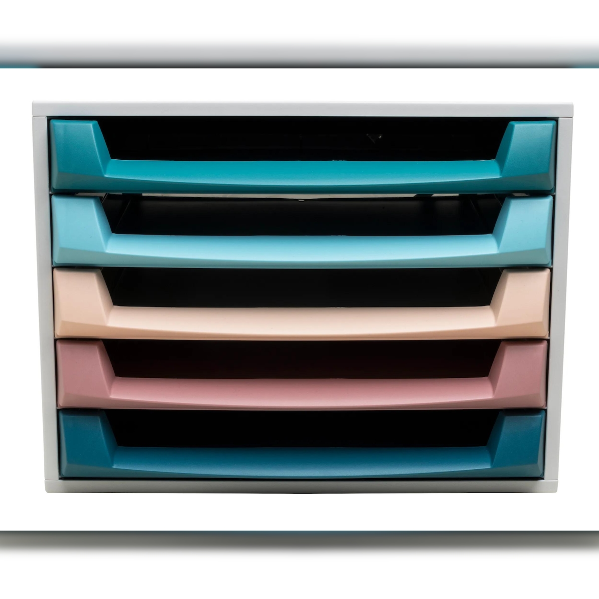 Exacompta 221606D Ablagemodul, Schubladenbox, The Box, Skandi - Farben sortiert Image