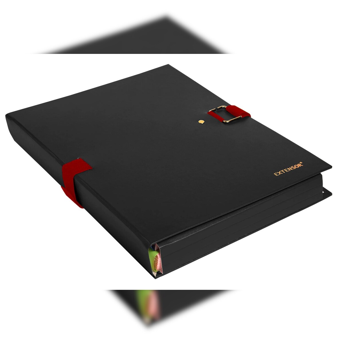 Exacompta 22001E 10x Präsentationsmap. Dehn. Rücken EXTENSOR® So - Schwarz Image