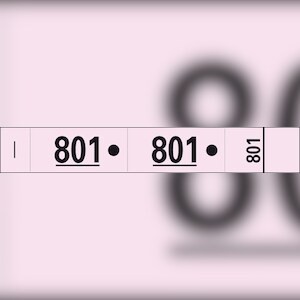 Exacompta 96604E 20x Garderobentick 3-tlg 50 Bl weiss - x 20 - Rosa Image