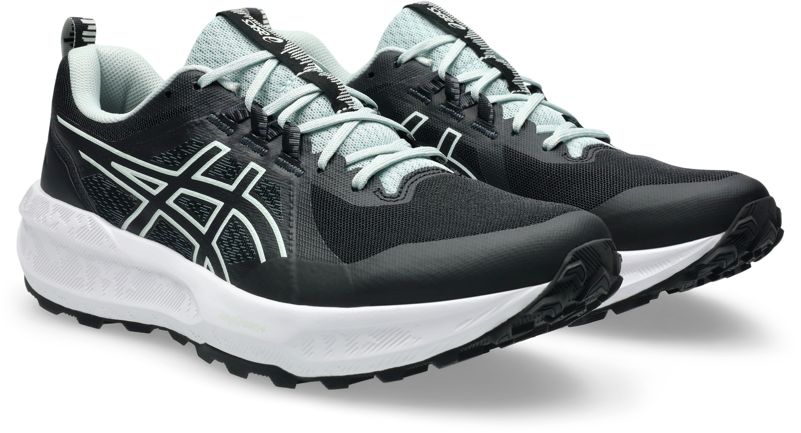 Trailrunningschuh ASICS "GEL-SONOMA 8", Damen, Gr. 44,5, schwarz (schwarz, lake grau), Synthetik, Textil, Schuhe