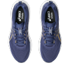 Laufschuh ASICS "GEL-CONTEND 9", Gr. 45, indigo blau, weiß, Textil, Synthetik, sportlich, Schuhe, mehr Dämpfung