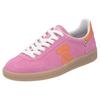 Sneaker RIEKER SPORT "San Diego", Damen, Gr. 38, pink (pink, orange), Veloursleder, sportlich, Schuhe, Retro-Sneaker, Freizeitschuh, Halbschuh mit herausnehmbarem Fußbett