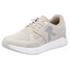 Slip-On Sneaker RIEKER SPORT "Preston", Damen, Gr. 43, beige (hellbeige), Textil, Nubuklederimitat, sportlich, Schuhe, Freizeitschuh, Halbschuh, Schlupfschuh mit Gummizug