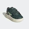 Klettschuh ADIDAS SPORTSWEAR "ADVANTAGE MANDALORIAN CF I", Gr. 25, legend ivy, sanftes weiß, mist jade, Synthetik, Textil, sportlich, Schuhe, Design auf den Spuren des adidas Stan Smith, für Kinder