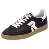 Sneaker RIEKER SPORT "San Diego Swing2GO", Herren, Gr. 45, schwarz-weiß (schwarz, sanftes weiß), Leder, kontrastfarbene Details, sportlich, Schuhe, Retro-Sneaker aus der neuen Christoph Kramer Kollektion