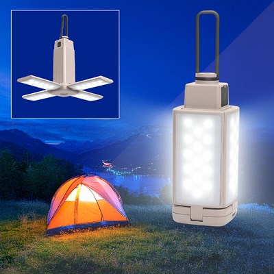Enva Camping LED Lampe Laterne faltbar - 4400 mAh [Hersteller-Nr. 40975404] Image