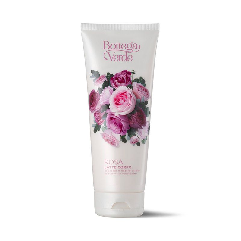 Bottega Verde Rosa - Latte corpo con acqua di boccioli (200 ml) 200 ml