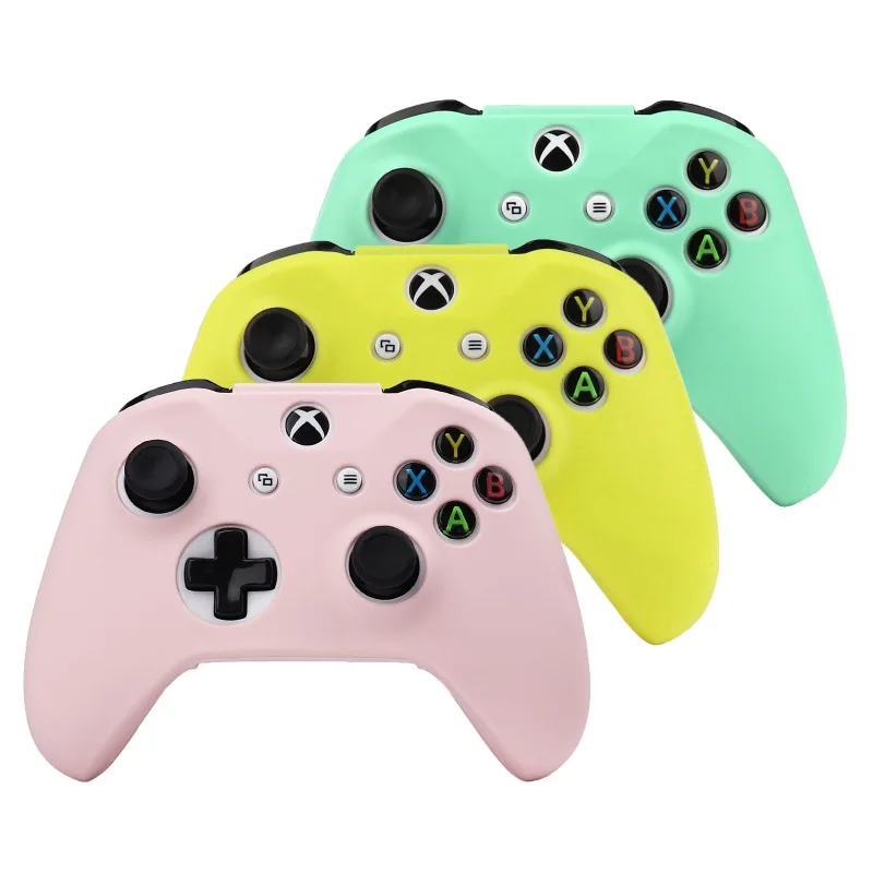 Soft Silicone Protective Case For Xbox One S Controller Skin Gamepad Cover Games Accessories for Xbox One X Joystick Cases