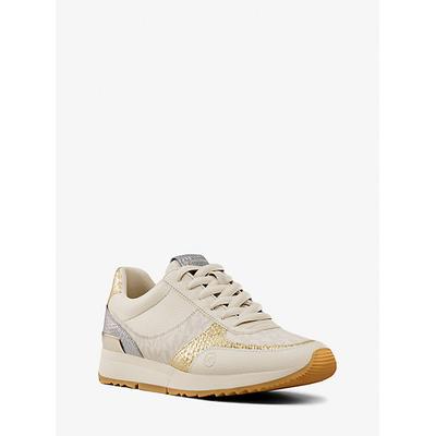 Michael Kors Andi Mixed-Media Trainer Cream 6.5