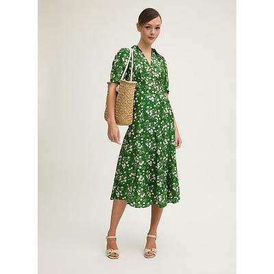 Sophie Green & Birch Wildflower Print Dress, Green