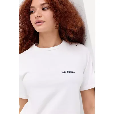 iets frans. Relaxed T-Shirt - White XL at Urban Outfitters