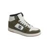 Sneaker DC SHOES "Manteca 4 Hi", Gr. 6,5(38,5), grün, grau, weiß, 51.34% Leder, 48.66% Synthetikmaterial, Schuhe