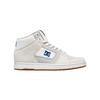 Sneaker DC SHOES "Manteca 4 Hi", Gr. 13(47), blau (sanftes weiß, placid blau), 51.34% Leder, 48.66% Synthetikmaterial, Schuhe