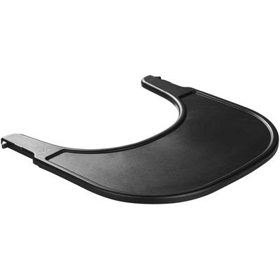 Hochstuhltablett HAUCK "Alpha Click Tray, Black", schwarz, B:43cm H:3,5cm T:46cm, Kunststoff, Tabletts, aus recyceltem Material