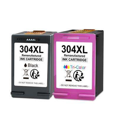 TEMU Replacement Cartridges For The 304xl Printer, Compatible With Models Including 5000, 5010, 5020, 5030, 5032, And 2620, 2622, 2630, 3720, 3735, 3750, 3760, 3762, 3764in Black And Color. Image