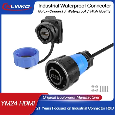 CNLINKO M24 HDMI 2,0 Vergoldete Kabel Stecker HDMI-kompatibel zu HDMI Digital Adapter 3840*2160 HD Image