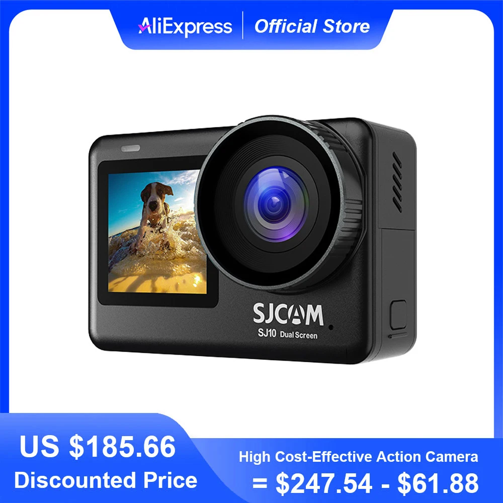 SJCAM SJ10 Pro Dual Screen Action Kamera 4K 2,33" Touchscreen Kamera Wasserdicht 5G WiFi Nachtsicht Aktive HDR Video Sport DV Image